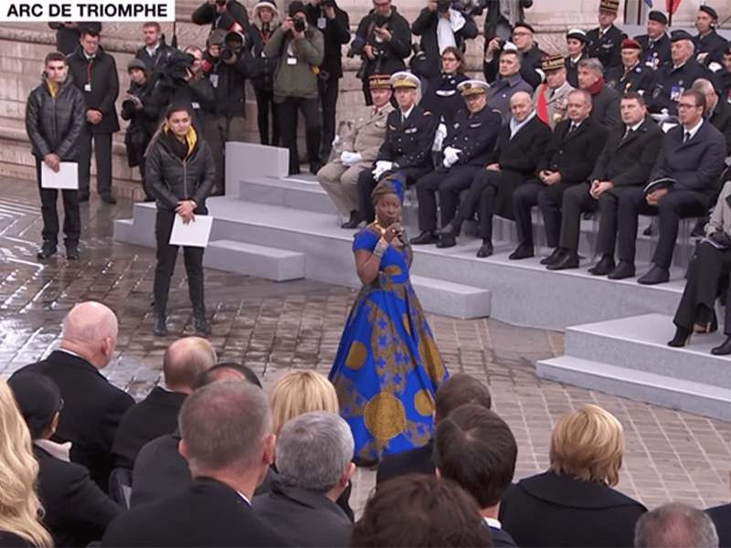 Angelique Kidjo Sings in Honor of Fallen African Soldiers Tess