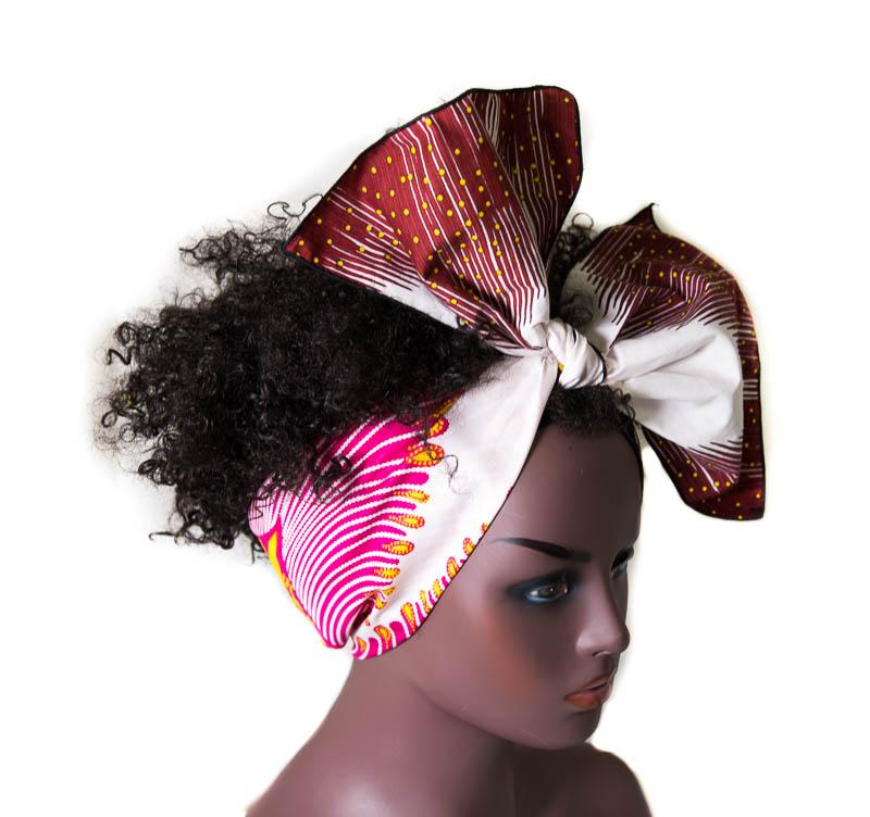 10 Random Children's size African Head Wraps/ Ankara Headwrap/ HT345