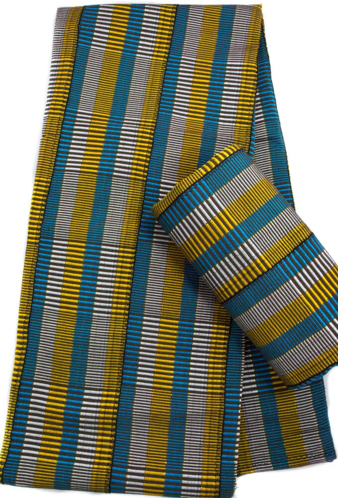 Handwoven Kente Cloth from Ghana/ African Fabric/ Handcrafted African top Cloth/ Kente Cloth/ WK101