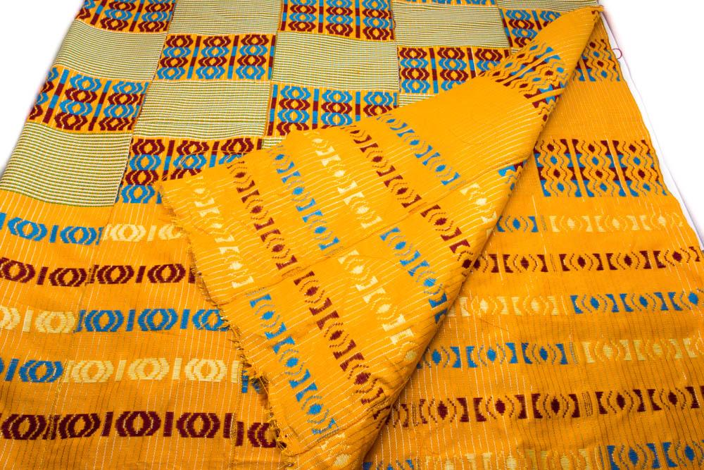 WK71 - Large Male and Female Kente Cloth/ Authentic Handwoven