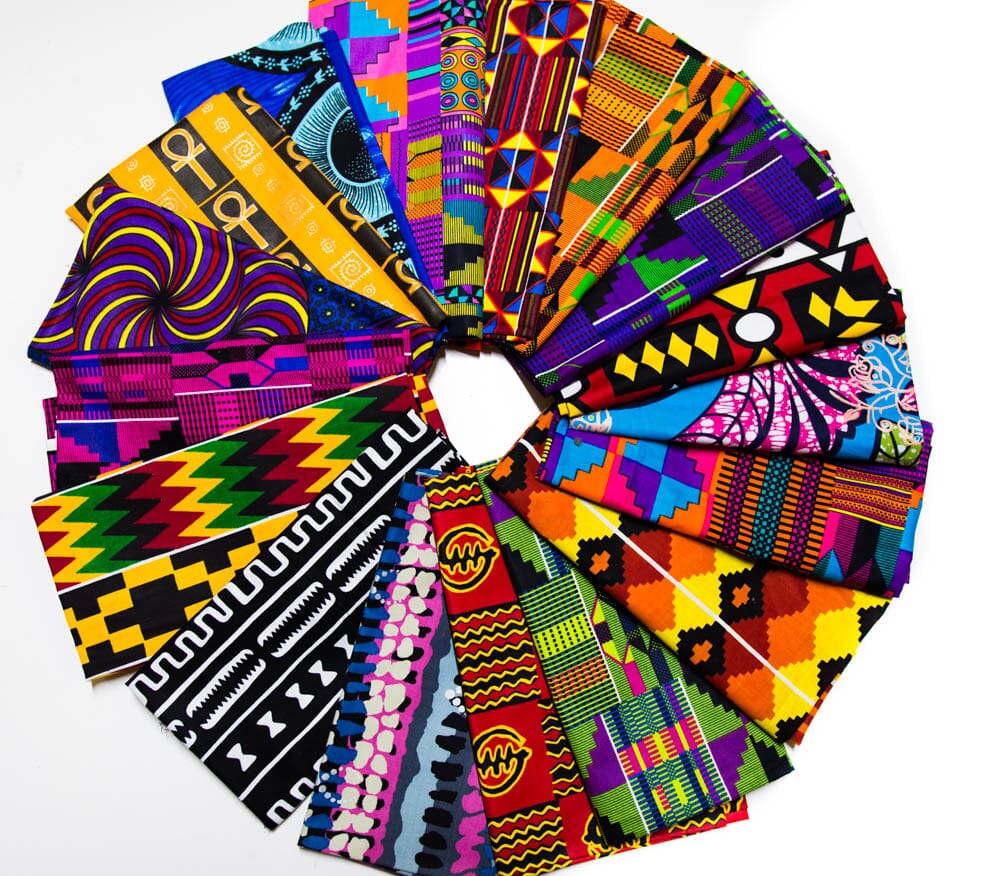 25 Mega Fat Quarter Bundle, African fabric Fat Quarters, Africa print fabric, Ankara 2024 fabric, African Wax print Fabric, Quilting Fat Quarters