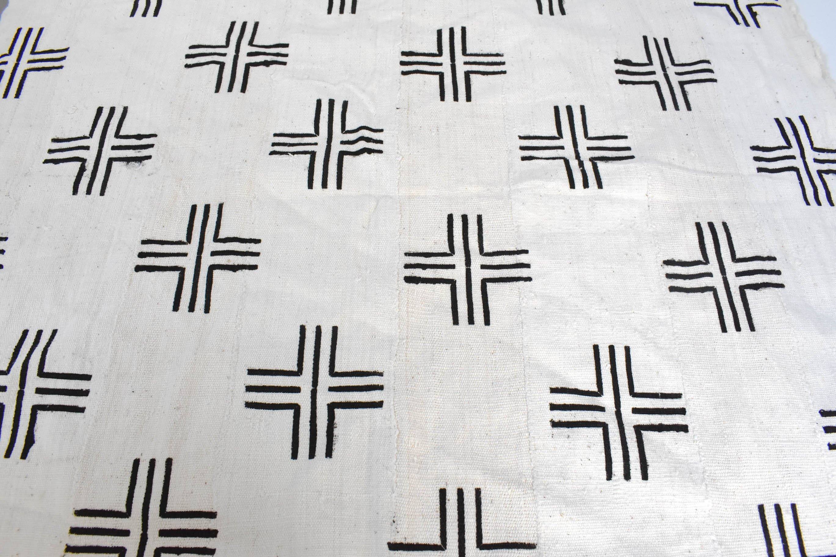 African Prints- Black & White Mud Cloth Design — SAS Fabrics